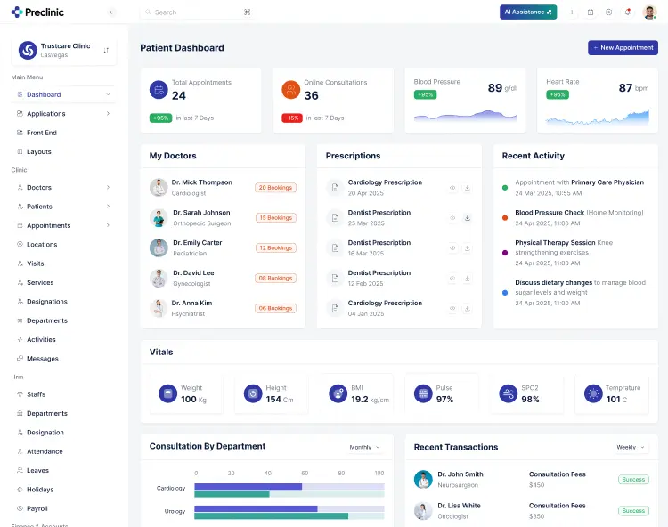 Patient Dashboard