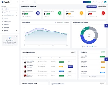Receptionist Dashboard
