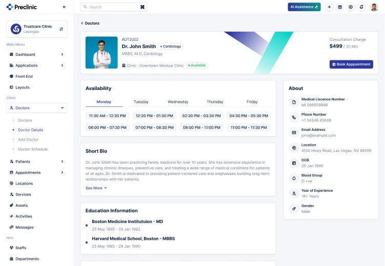 Doctor Details